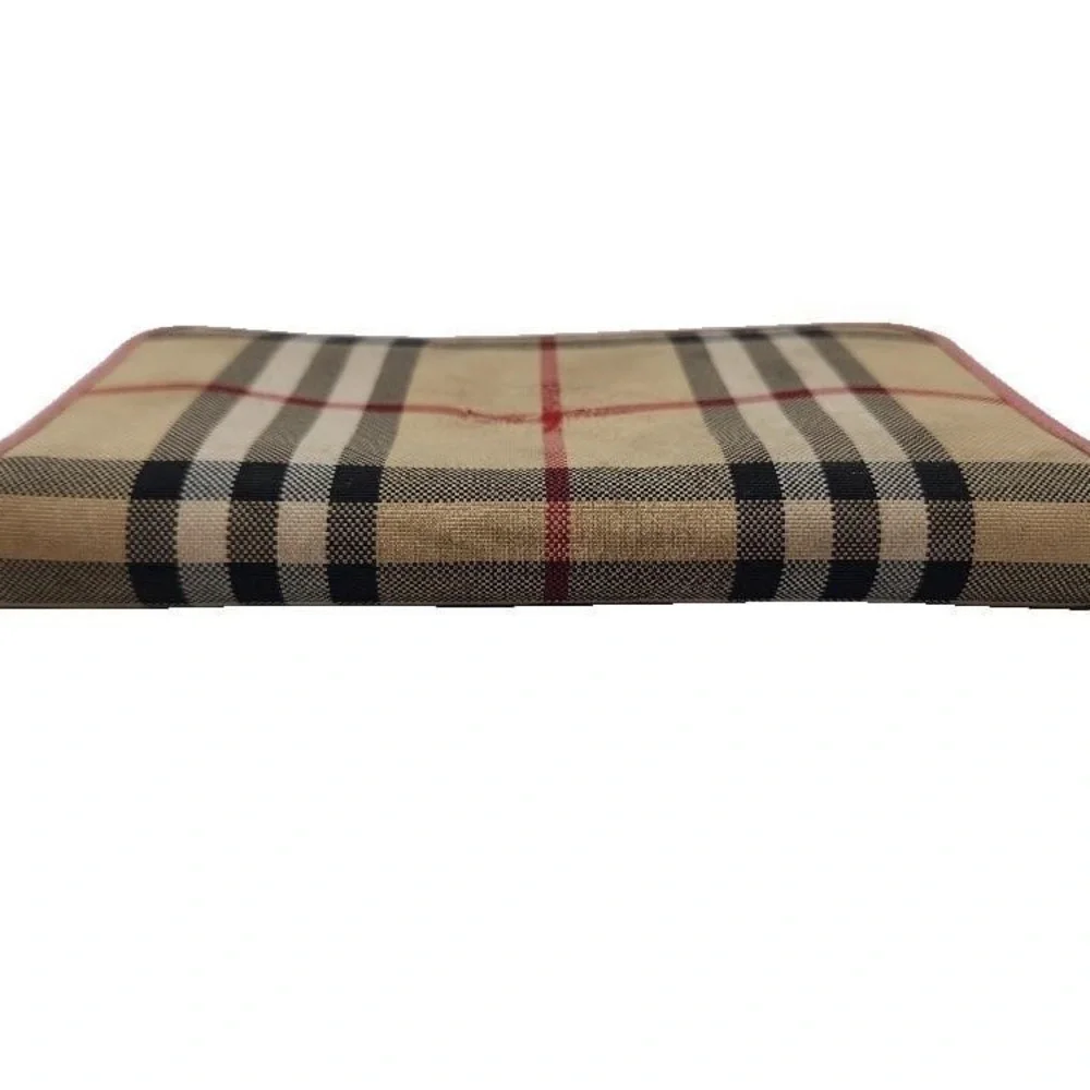 Burberry Tan and Pink Plaid Wallet - Picture 5 of 5